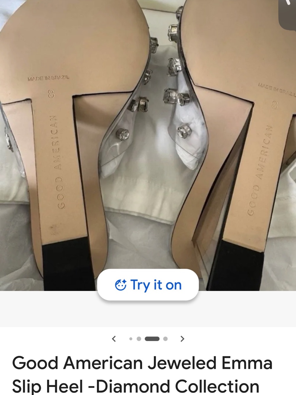 Good American Jeweled Emma Slip Heel - Picture 11 of 14